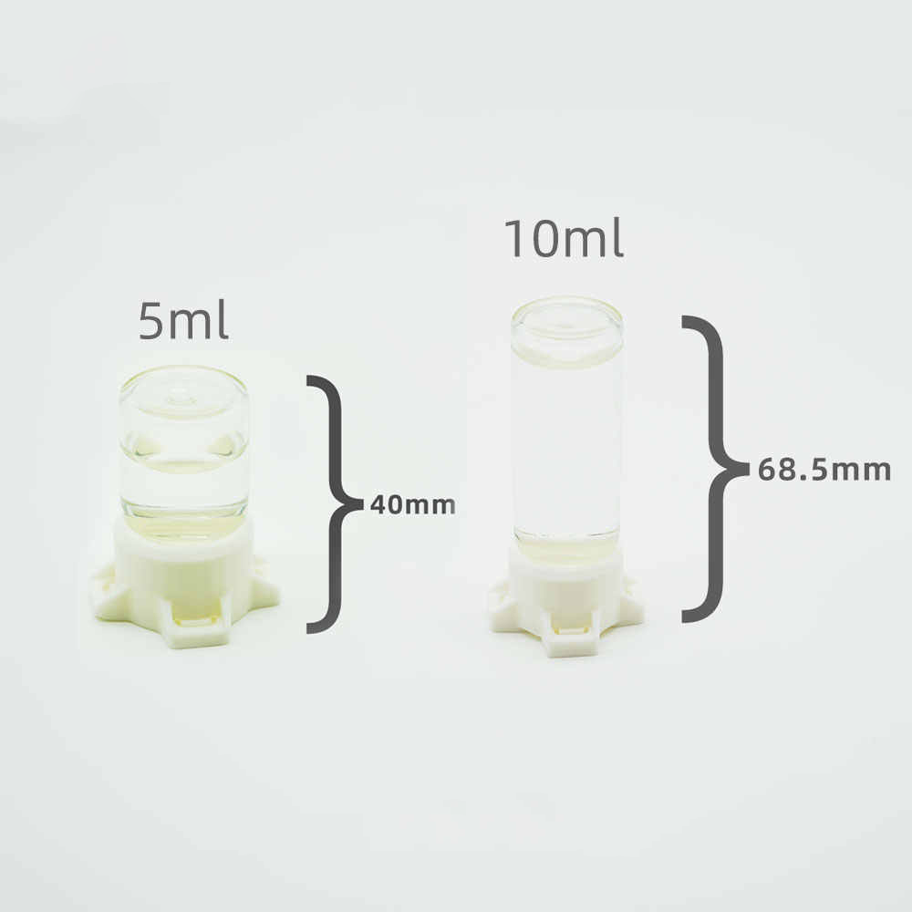3D Printed Internal Water Feeder for Ant Nest - 5ml/10ml Glass Bottle for Hydration & Humidity Control