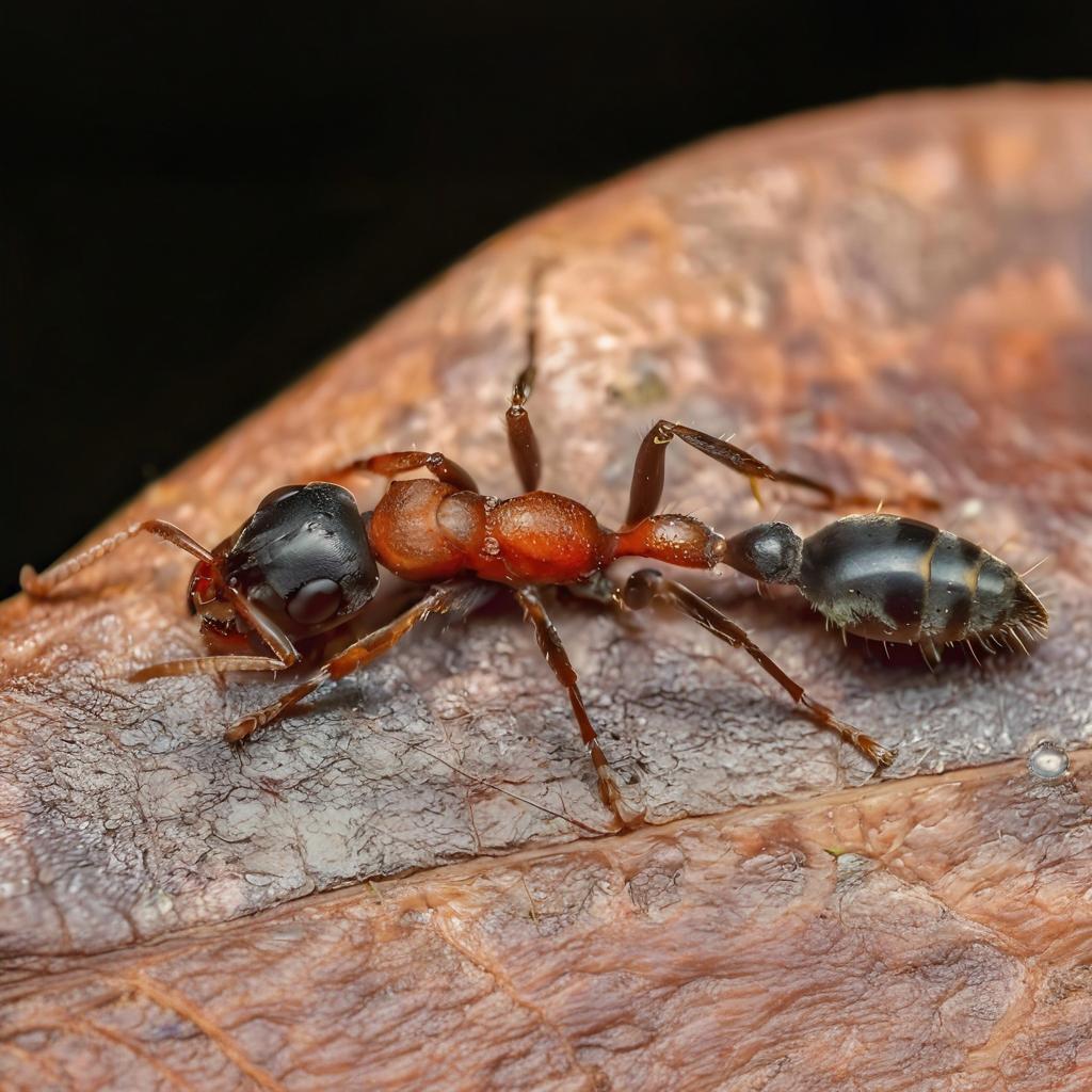 Tetraponera rufonigra – Red-black Slender Ant Colony | Aggressive Tree-dwelling Species with Powerful Sting | AntNook